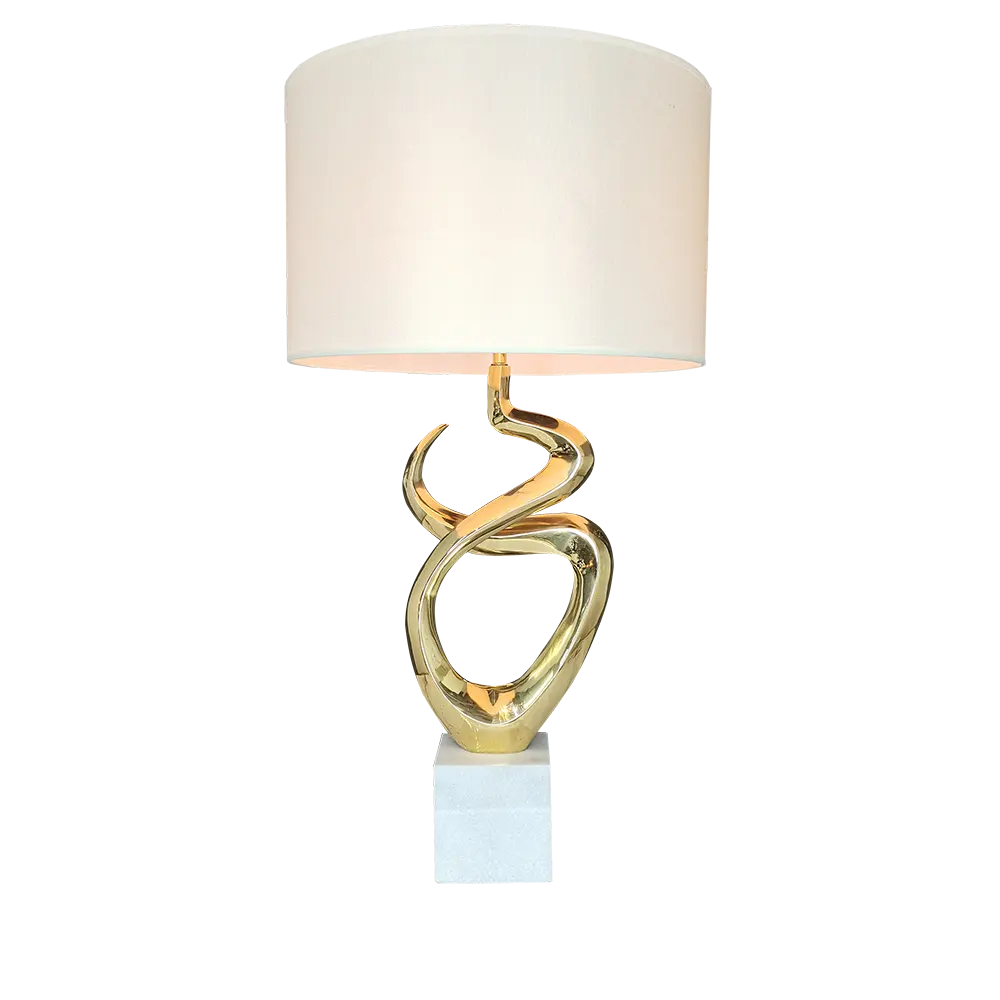 Luz curva artística para escritorio Interior, accesorios de luz de lujo, elegantes lámparas de mesa para sala de estar, gran oferta