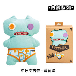 Hakiki Fuggler sevimli diş garip bebek oyuncak ayı yıkanmış peluş malzeme stres kabartma fonksiyonu ile iç çamaşırı serisi - Product Image 2