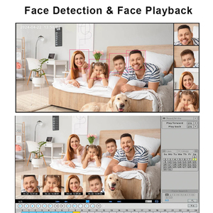 HFWS 4K 8MP 8CH PoE NVR套件双向音频全彩IP66 8pcs户外家庭闭路电视知识产权摄像机监控安全摄像机系统 - Product Image 3