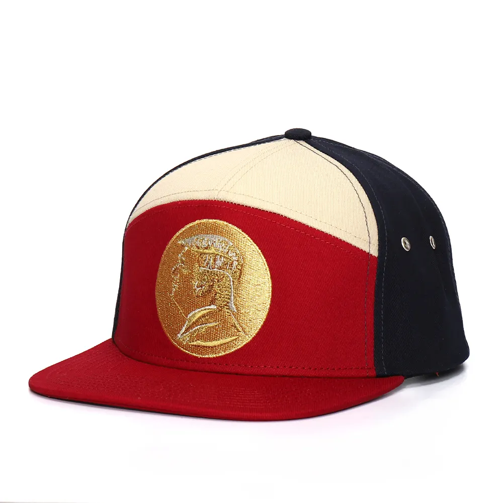 Gorra de béisbol bordada con Cierre trasero, 6 paneles de algodón, personalizada, Hip Hop, deportiva