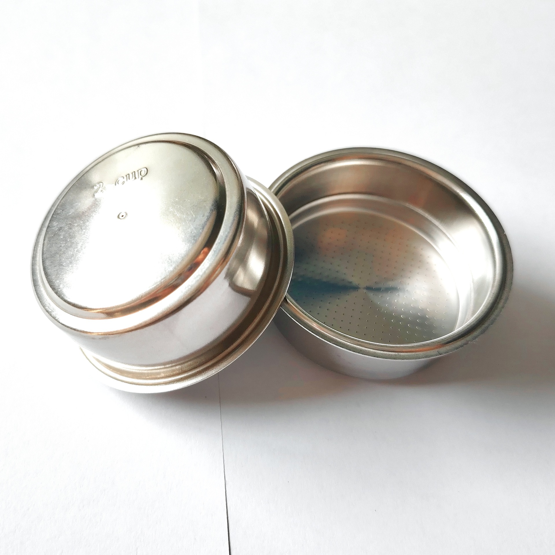 Plata, 51mm Doble Capa 2 Tazas