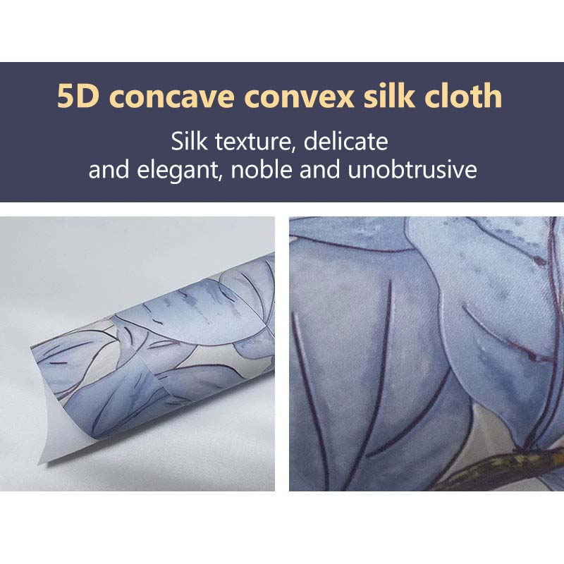 5D tissu de soie convexe concave
