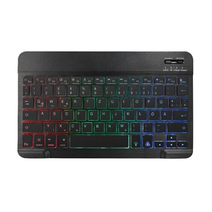 Universal Wireless Blue Tooth Backlit <strong>Keyboard</strong> for Tablet Laptop, Compatible with Windows, IOS, <strong>Android</strong> - Slim &amp; Compact Design - Product Image 5