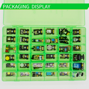 Keyestudio 37 Módulo de Sensor en 1 Caja Kit de Aprendizaje Nuevo Sensor Starter V2.0 Kit para Arduino Sin Placa Base