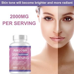 Làm trắng da Glutathione 2000mg chăm sóc da Hươu nhau thai Capsule Marine Collagen viên nang đa vitamin C cho khuôn mặt - Product Image 4