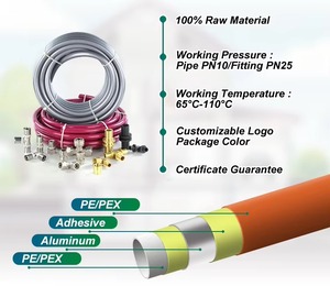 IFAN OEM Plomberie塑料复合水管PEX a管地板下采暖PERT管16毫米多层PEX Al PEX管 - Product Image 3