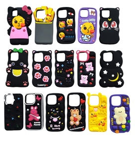 高品質かわいいシリコンカバー携帯電話iPhone15プロマックスケースカスタムバックカバー電話ケースバルクメーカー電話用 - Product Image 4