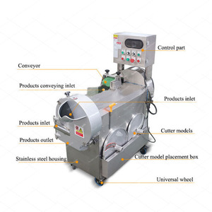 <strong>Coconut</strong> Flakes Cutting Machine Electric Fruit Vegetable Cutter Dicer Industrial Potato Slicer and Cutting in Different <strong>Shapes</strong> - Product Image 3