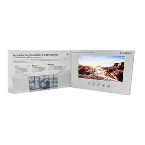 Paper <strong>Crafts</strong> Video Album Gift Portable Advertising Player Video Photo Book LCD Display <strong>Booklet</strong> Business Video Brochure Card - Product Image 4