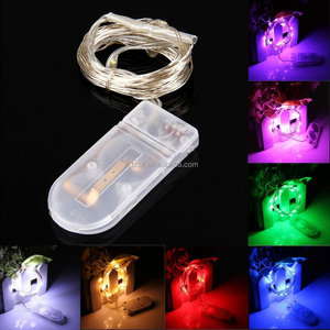Fairy <strong>String</strong> <strong>Lights</strong> <strong>Mini</strong> LED Star <strong>Light</strong> Chain 1M 10LEDs/2M 20LEDs/3M 30LEDs for Gifts Party Cakes CR2032 Battery Operated - Product Image 2