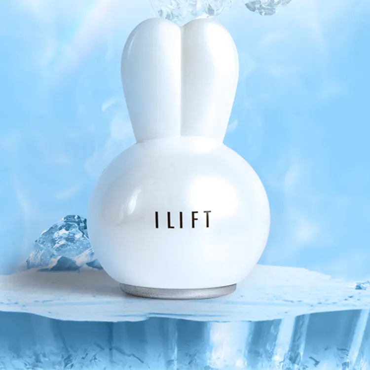 Новый продукт в 2024, милый кролик для лица, ледяной ролик, инструмент для льда, лед для кожи, склонной к акне