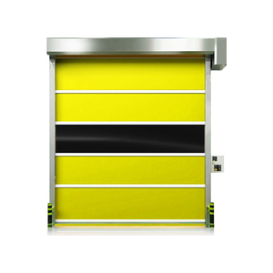 Porte de garage souterrain à enroulement rapide à reconnaissance faciale automatique, porte à enroulement rapide de type turbine pour entrepôt - Product Image 1