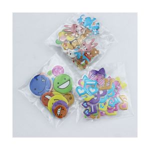 クリア3DエポキシPVC自己接着プリントデカールステッカーUVプリントシンプルデザインDIY装飾花毎日装飾用