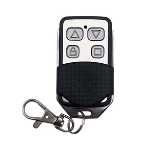 Inalámbrico 433 Mhz RF Control remoto Universal Puerta de garaje de 4 canales con código de aprendizaje EV1527 Hecho de metal - Product Image 1