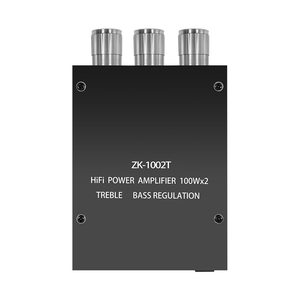 ชุดโมดูลเสียง100Wx2ที่รองรับบลูทูธแบบ ZK-1002T ชุดอุปกรณ์ปรับขยายเสียงช่อง2.0 HiFi บอร์ดซับวูฟเฟอร์เครื่องเสียงมัลติมีเดีย - Product Image 6