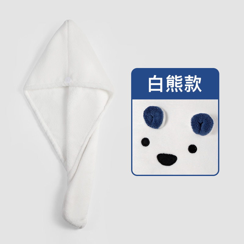 Hair drying cap - Polar Bear style