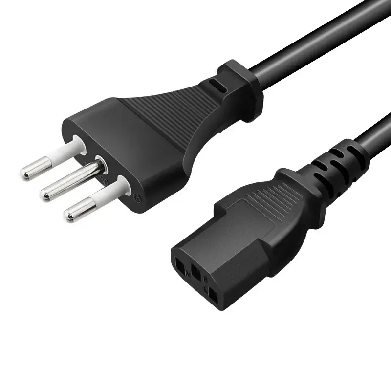 Italy Plug Power Cable Italian IEC C13 Power Supply Cord 1.5M 10A For Desktop PC Computer AC Adapters