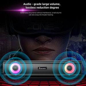 JERTECH S8-01 USB bilgisayar için kablolu hoparlörler ses multimedya LED 7 renk renkli aydınlatma masaüstü oyun ses hoparlör - Product Image 4