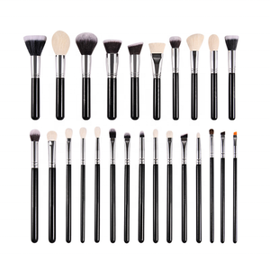 Mekap diğer makyaj fırçası pakistan fiyat fırça De Maquillaje Mas Vendidas siyah 25 adet doğal saç fırçası makyaj araçları - Product Image 1