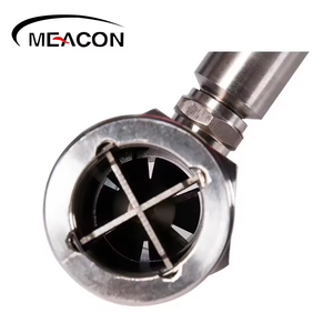 Medidor de flujo de turbina de aceite Digital de salida de pulso Industrial medidor de flujo de ácido con personalización OEM brida diseñada en fábrica
