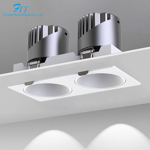 2 Head Tuya Smart Square Recessed 7W <strong>9W</strong> 12W 15W Led Downlight Reflector <strong>Light</strong> Square Linear Led <strong>Light</strong> Ip44 - Product Image 1