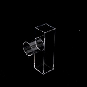 Cuvette dòng chảy hoàn toàn hợp nhất thủ công mỹ nghệ tùy chỉnh khác nhau thạch anh hơi tế bào kích thước lớn thạch anh hơi di động - Product Image 2