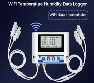 Mejor Multi Sonda WiFi Humedad Sensor de temperatura Transmisor Registrador de datos de temperatura - Product Image 4