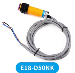 E18-D50NK/D80NK dağınık yansıma kızılötesi engel kaçınma sensörü fotoelektrik anahtarı DC NPN yakınlık anahtarı - Product Image 4