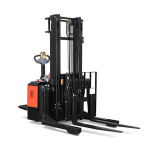 HELI istifleyici 1.5Ton 4M 5M 6M ulaşmak istifleyici tek derin makas lityum pil ile güç ulaşmak için kamyon Forklift konteyner - Product Image 3