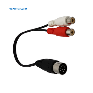 MIDI Din 8 Pin to 2 <strong>RCA</strong> Cable 8Pin Din Male to Dual <strong>RCA</strong> Female Audio Adapter Cable for Musical Instrument Audio Equipment - Product Image 2