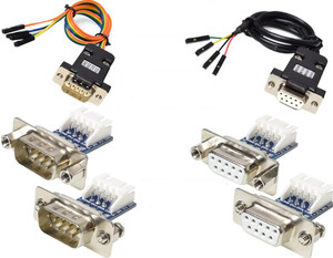 Taidacent-Adaptador de nivel de 3,3 V, 5V, 12V, 24V, MAX323, MAX3232, DB9, RS232, Uart, puerto Serial a módulo convertidor TTL - Product Image 5