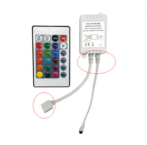 แถบไฟ LED RGB 12V โดยรีโมทคอนโทรล24ปุ่ม - Product Image 3