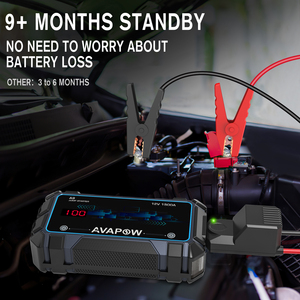 Mini nhảy khởi động kích thước nhỏ nhất nhảy khởi động 1500A 8000mAh avapow A9 - Product Image 4