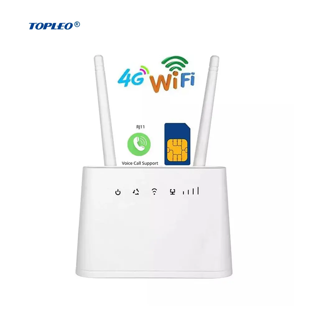 Topleo ปลดล็อกเราเตอร์ Wifi 300Mbps,พร้อมช่องใส่ซิมการ์ดเราเตอร์ Wifi Lte 4G Lte ไร้สาย