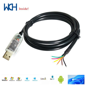 Custom Cable <strong>USB</strong> to RS485 Level <strong>Serial</strong> UART Converter Cable FTDI Chipset 6 Way Wire End Stripped Cable <strong>USB</strong> RS485 - Product Image 4