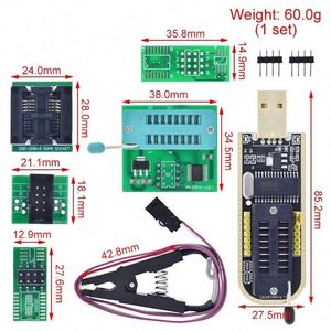 Series <strong>EEPROM</strong> Flash BIOS USB <strong>Programmer</strong> Module + SOIC8 SOP8 Test Clip + 1.8V adapter + SOIC8 adapter DIY KIT - Product Image 4
