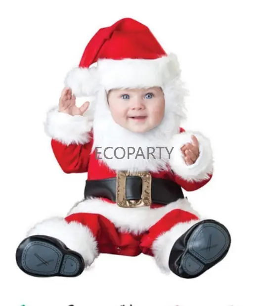 Kleinkind Weihnachten Cosplay Weihnachts mann Kostüme Neujahr Elf Deer Party Jungen Mädchen Performance Kleidung mit Hut 90-160CM