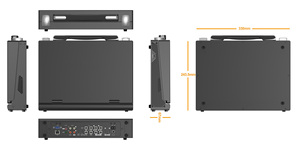 PVS0613Uブラック13.3インチポータブル6CHSDI/HDMIマルチフォーマットストリーミングビデオスイッチャーモニター、USBタイプC出力付き - Product Image 6