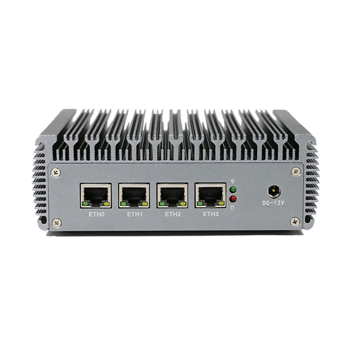 Mini PC Industrial sin ventilador J4125, doble pantalla, 4 en tel, i225, 2,5G, RJ45, LAN, Firewall, PFsense, ordenador de escritorio