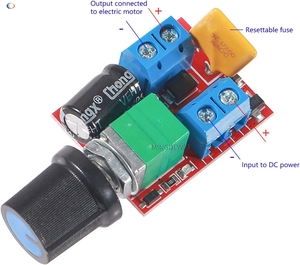 Motor PWM Drehzahl regler 3V 6V 12V 24V 35V 5A 90W mit Drehzahl regler Mini LED Dimmer