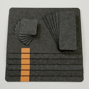 防滑耐热餐桌地垫6件套毛毡餐垫热卖环保定制地垫可接受 - Product Image 1