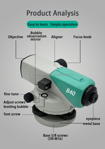 Para Sokkia B40, instrumento de nivel automático, Encuesta de amortiguación magnética, nivel de volcado óptico en Affordab - Product Image 3