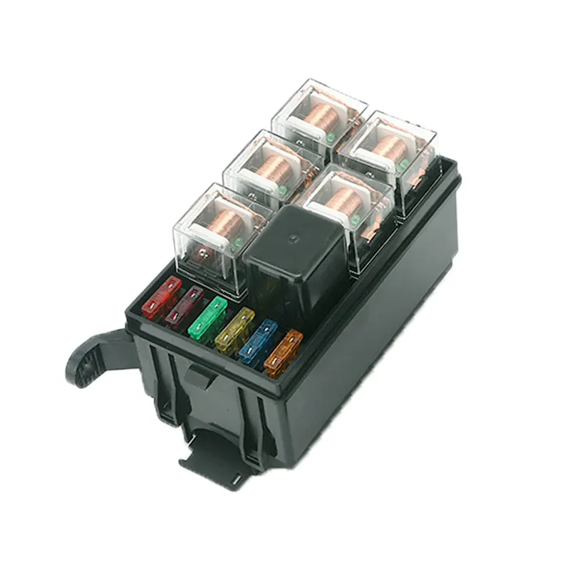 Nuevo anuncio Caja de relé intermitente de 24V indicador LED 80a Caja de relé de fusible