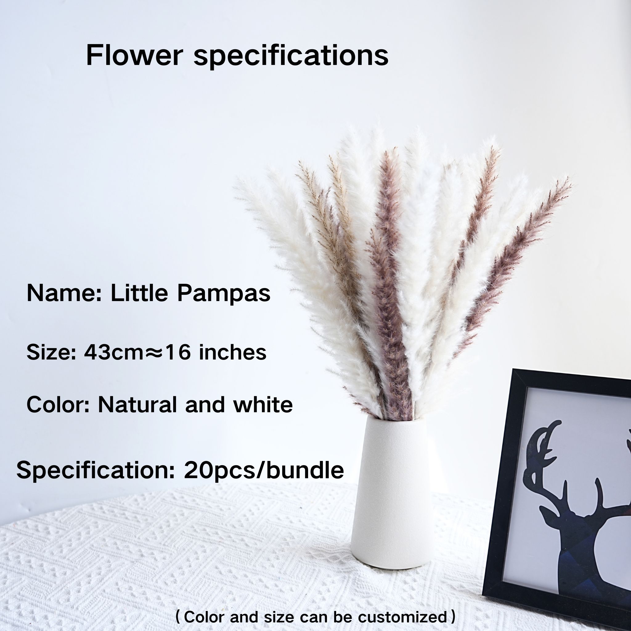 Mezcla blanca y natural del color 20PCS/bundle