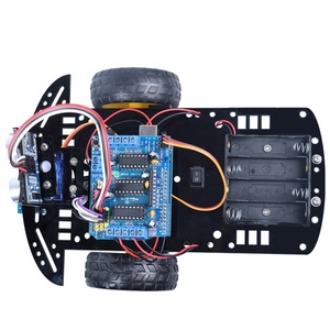 Tscinbuny 2WD DIY robotik eğitim kiti ultrasonik engel kaçınma programlama akıllı Robot araç kiti robotik başlangıç kiti - Product Image 6