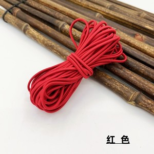Banda elástica de 3mm/4mm, cuerda de goma elástica colorida, cordón para ropa, Cuerdas elásticas, cuerdas de primavera, costura