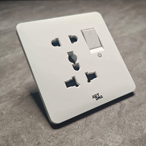 ARTDNA <strong>Multi</strong> <strong>Function</strong> Universal 16A 5 Pin 250V Uk <strong>Switch</strong> and Wall <strong>Socket</strong> Outlet - Product Image 5