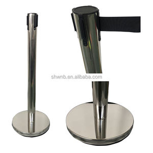 Đường chia cực băng thép có thể thu vào vành đai rào cản kiểm soát đám đông stanchion bài có thể thu vào vành đai rào cản bài viết - Product Image 2