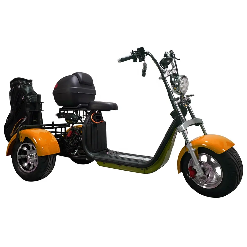 2022 nouveau Style Scooter électrique tout-terrain pas cher 3 roues Tricycle Golf Scooter 2000w 3000w pour adulte