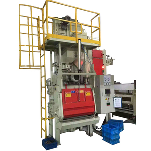 Q328 Crawler Belt Shot <strong>Blasting</strong> Machine for Casting Manual Cleaning with Engine and Motor Deflashing and Burnishing - Product Image 4